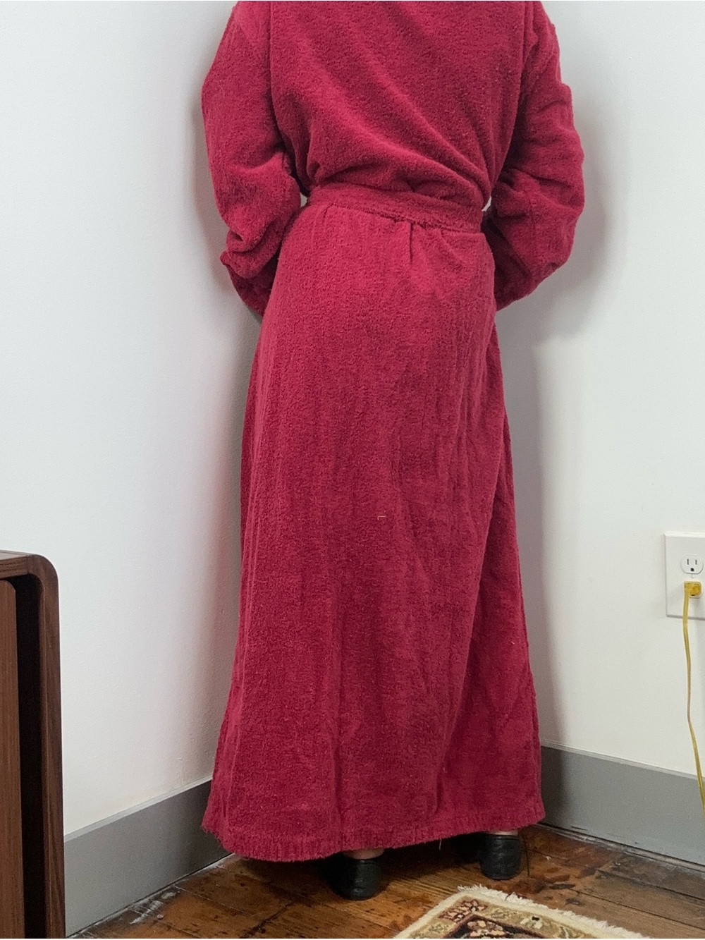 Victoria's Secret Plush Shawl-Collar Robe in Deep Raspberry - Picture 3 of 15